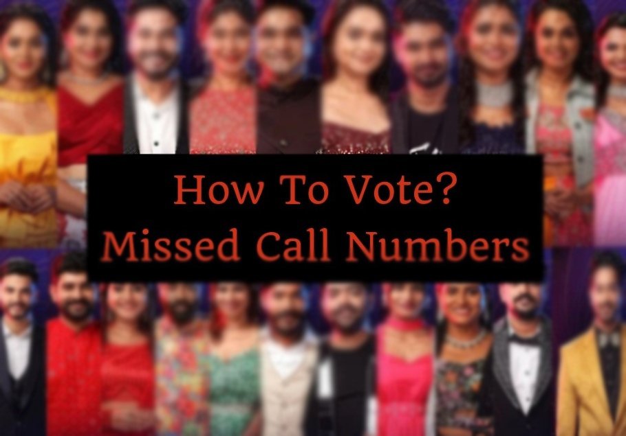 Bigg Boss Tamil Missed Call Voting