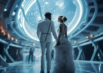 A Tech-Savvy Union: Groom’s Futuristic Wedding Day Choice Sparks Viral Sensation