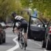 a cyclist was gravely injured in a collision with a vehicle on a quiet stretch of Route 25A in Wading River.