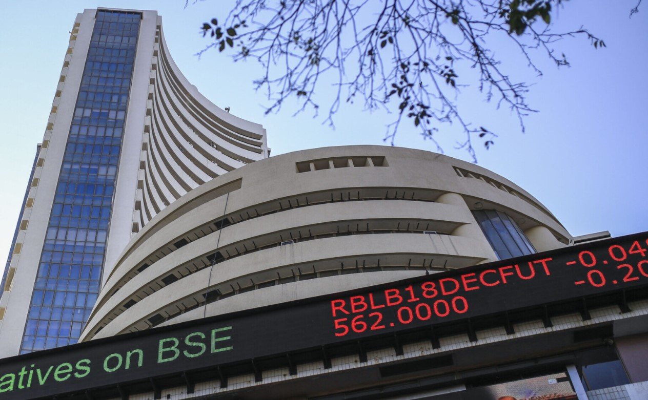 Indian stock market trading screen