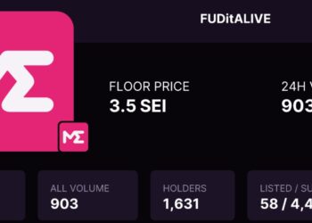 Magic Eden NFT trading volume chart