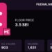 Magic Eden NFT trading volume chart
