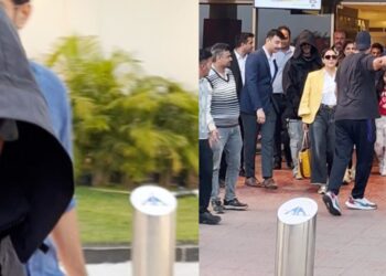 Shah Rukh Khan Gauri Jamnagar airport arrival 2024