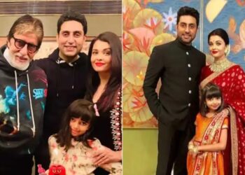 Abhishek Bachchan with family