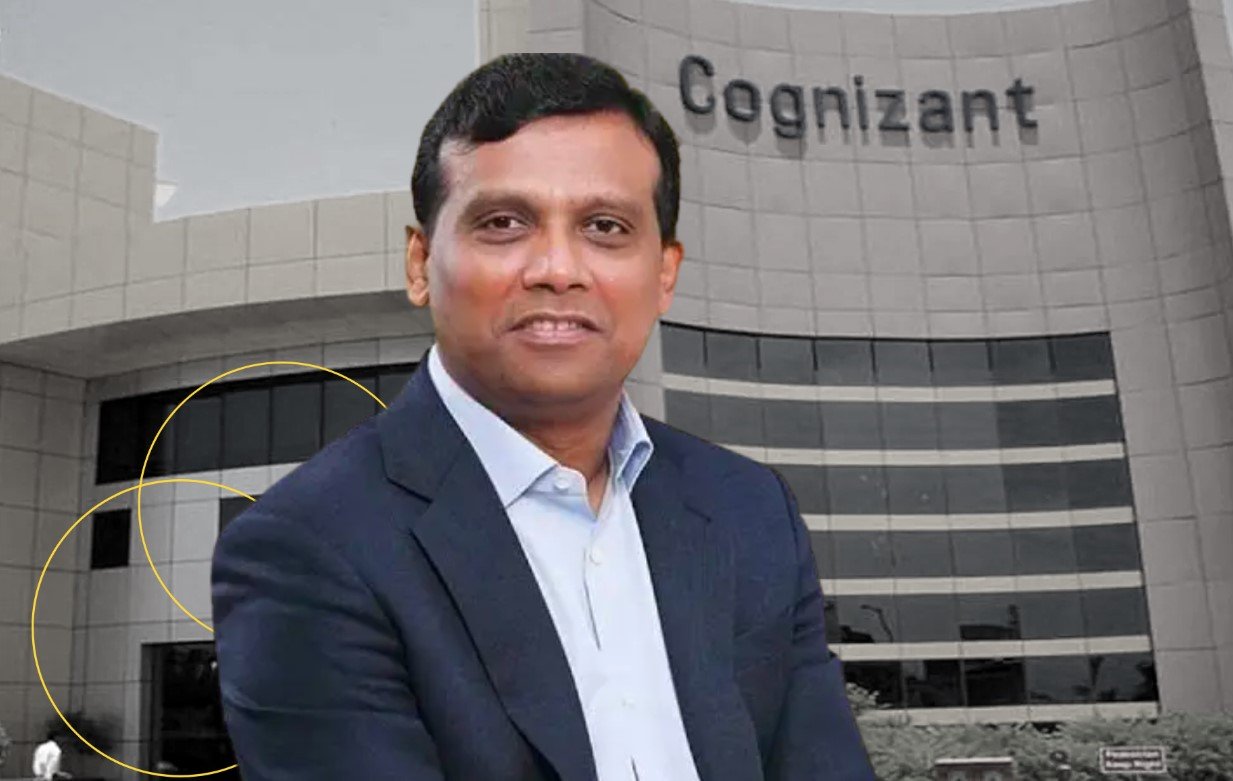 Cognizant CEO Ravi Kumar receiving award