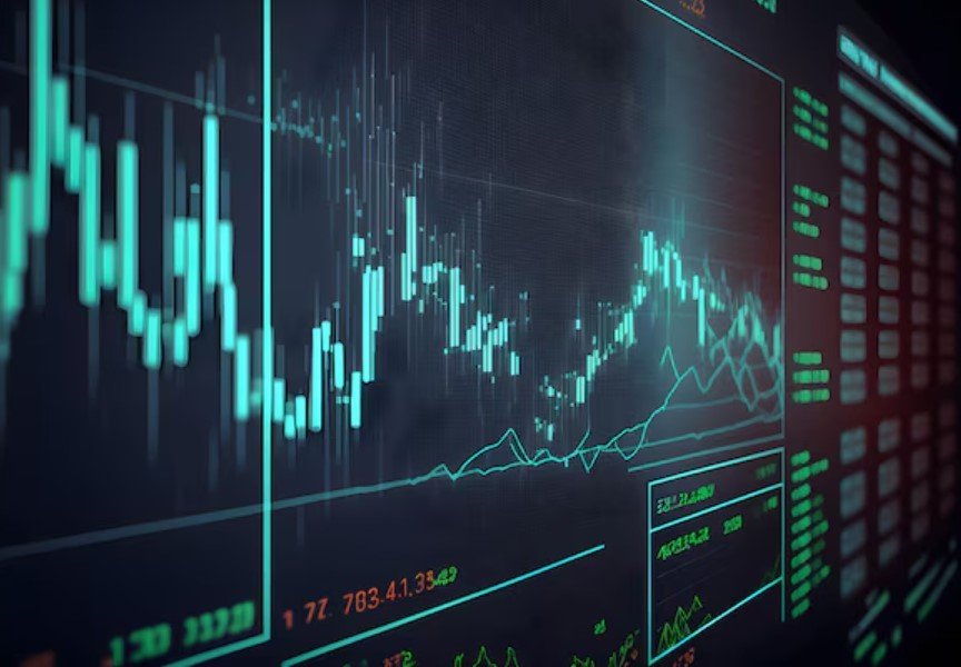 stock market trading screen