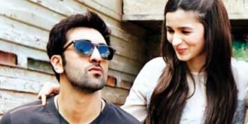 Alia Bhatt Ranbir Kapoor Vicky Kaushal movie set
