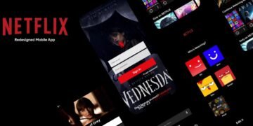 netflix tv app new layout redesign screenshot