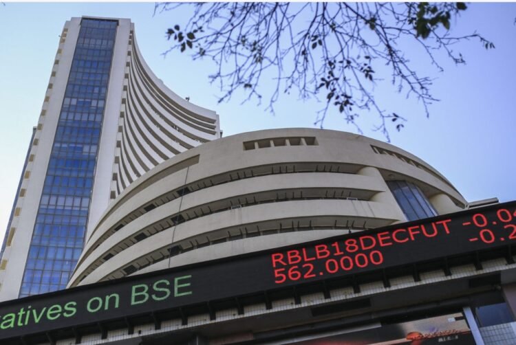 Indian stock market screen red downtrend